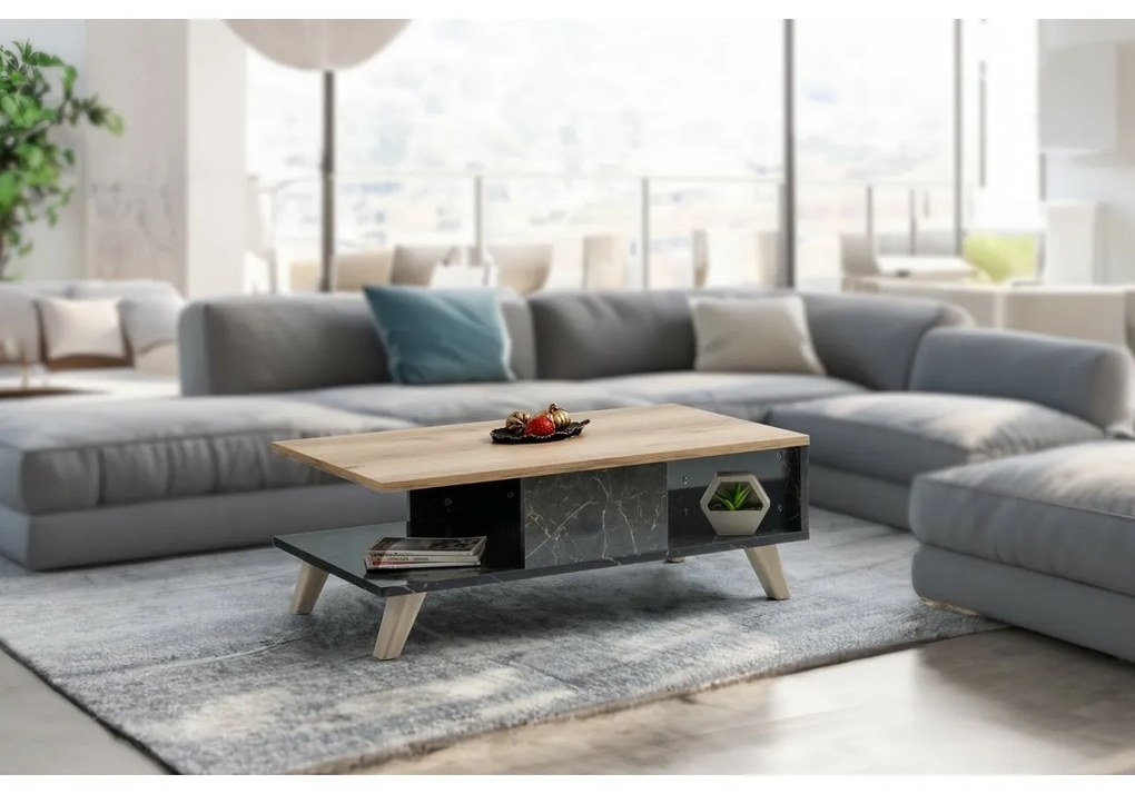 Sumer Marble and Oak konferenciaasztal