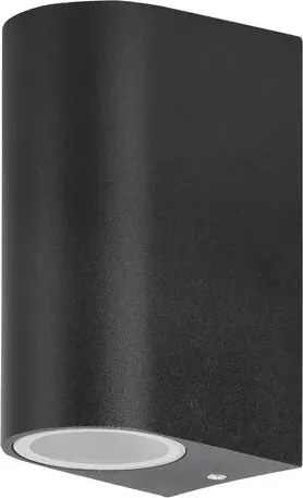 Rabalux kültéri fali lámpa gu10 2x35w fekete chile