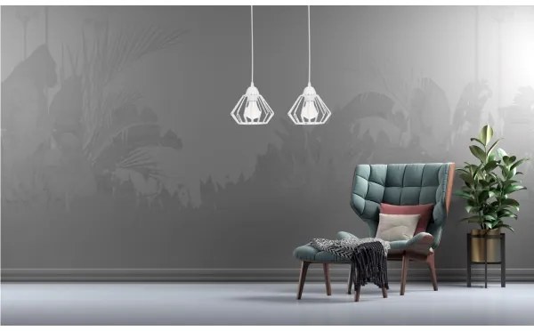 Csillár zsinóron CEED 2xE27/60W/230V