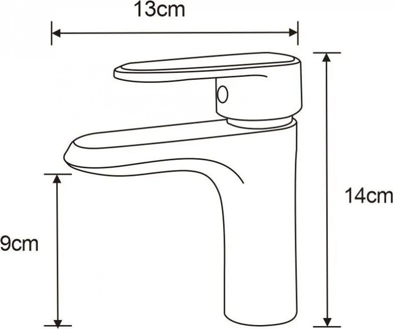 Mexen Alda, mosdó csaptelep, króm, 746100-00