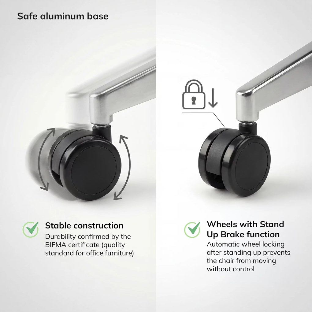 Ergonomikus irodai szék fekete VECTOR