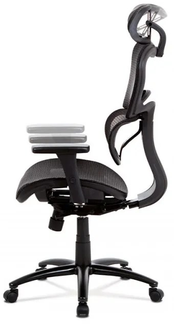 Ka-a188 Scaun pivotant de birou modern negru