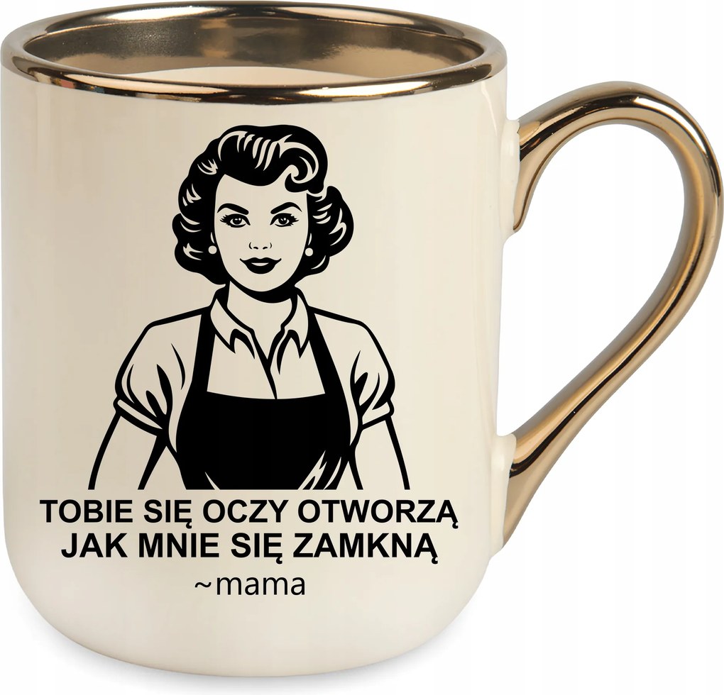 Bögre Elegáns Bézs Ajándék Anyák Napjára Születésnapra Ünnepekre+csomagolás