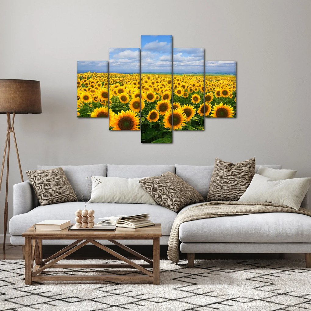 A napraforgó mező képe (150x105 cm)