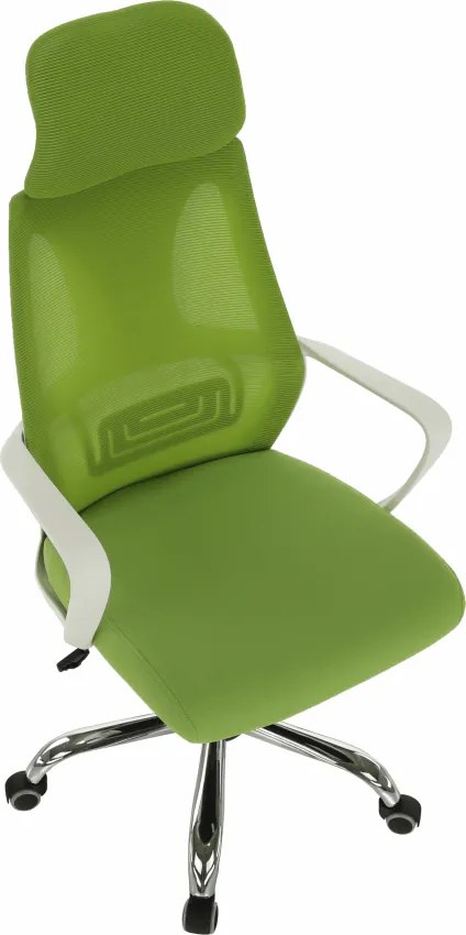 Irodai szék, zöld/fehér, TAXIS