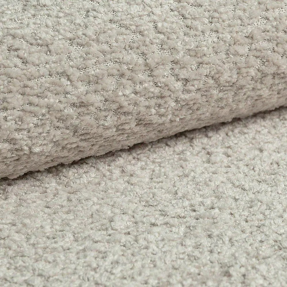 Bézs kárpitozott ágyneműtartós franciaágy ágyráccsal 200x200 cm Mount – Micadoni