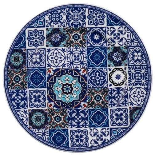 24 darabos kék porcelán étkészlet