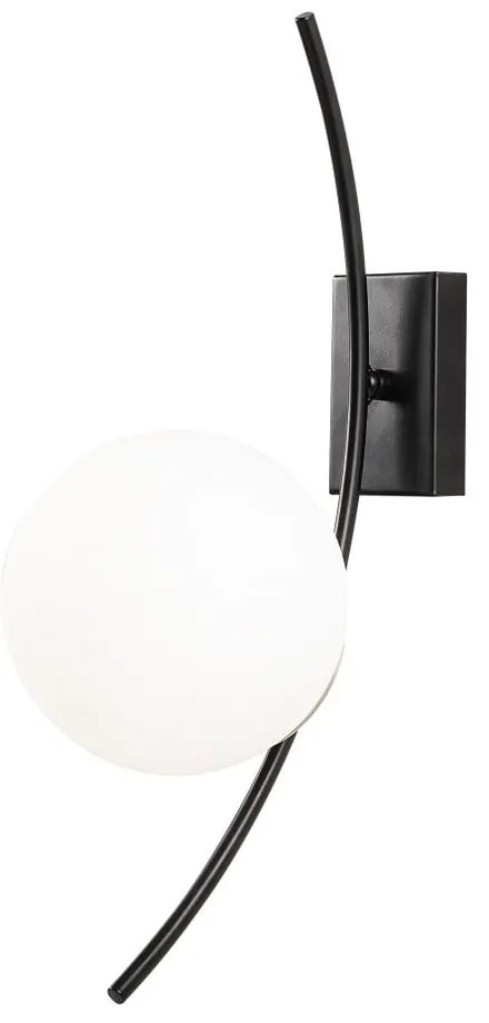 Fehér-fekete fali lámpa Hilal – Opviq lights