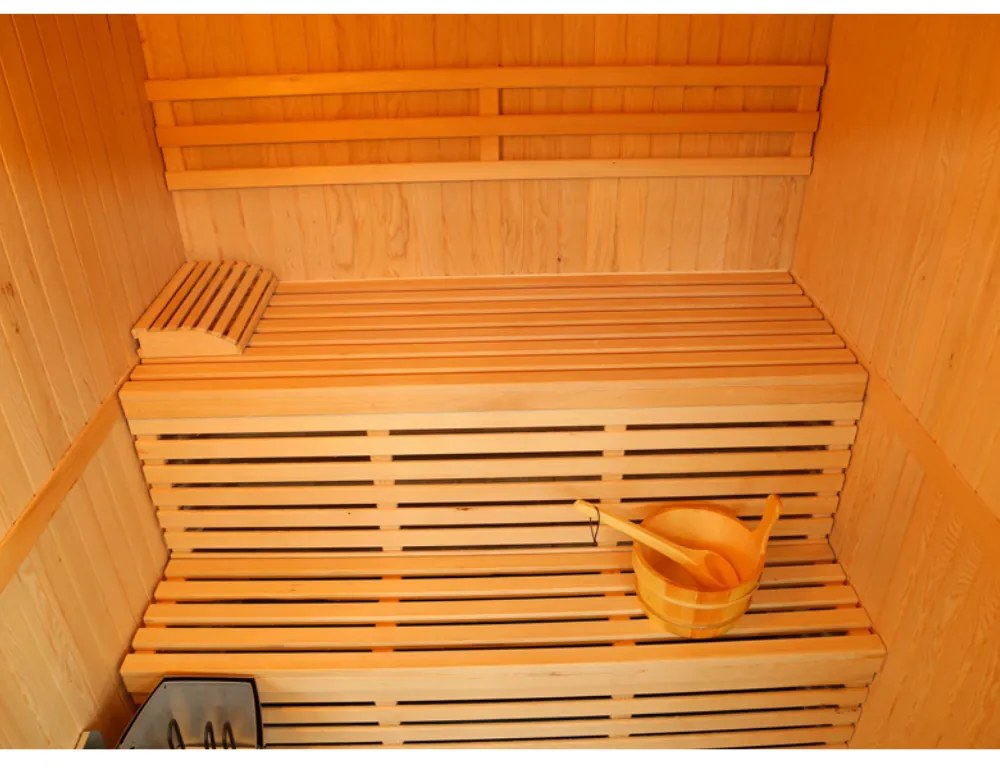 Sauna DeLuxe HR4045 Finnország, barna