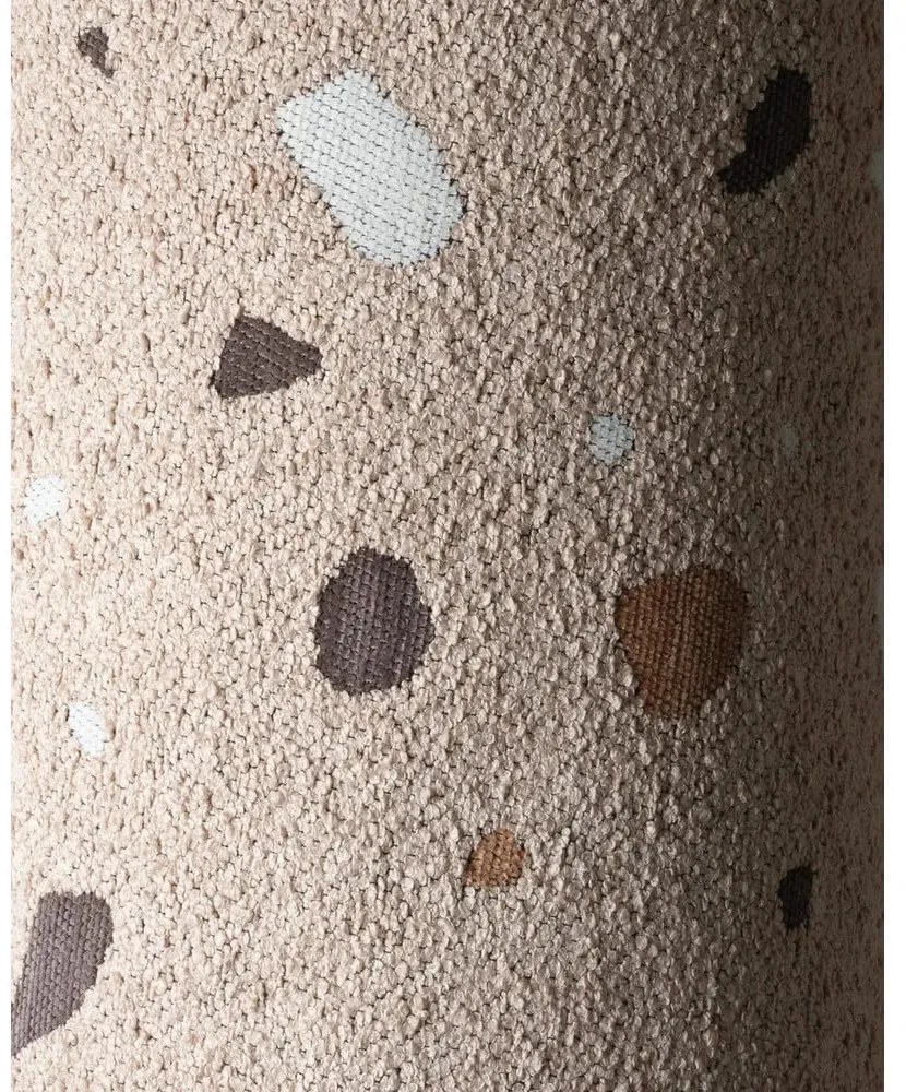 Világosbarna buklé-zsenília gyerek babzsákfotel Terrazzo Chair – Wigiwama