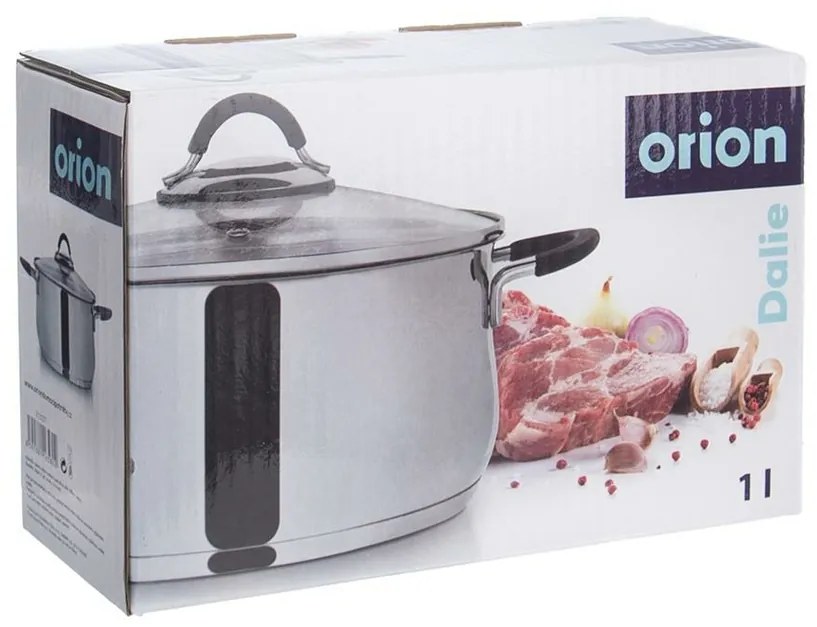 Orion DALIE lábas fedővel, 1 l