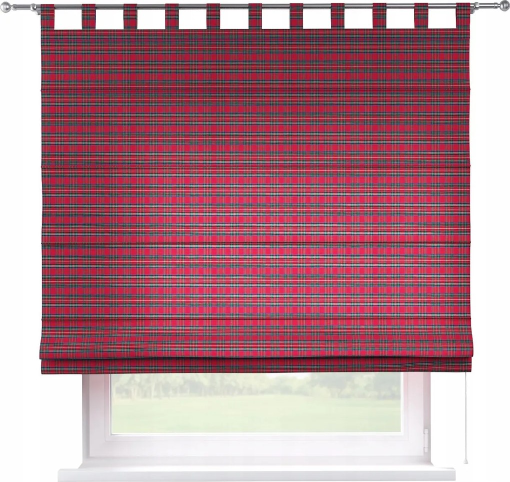 Kész római roló Verona 80x160cm piros