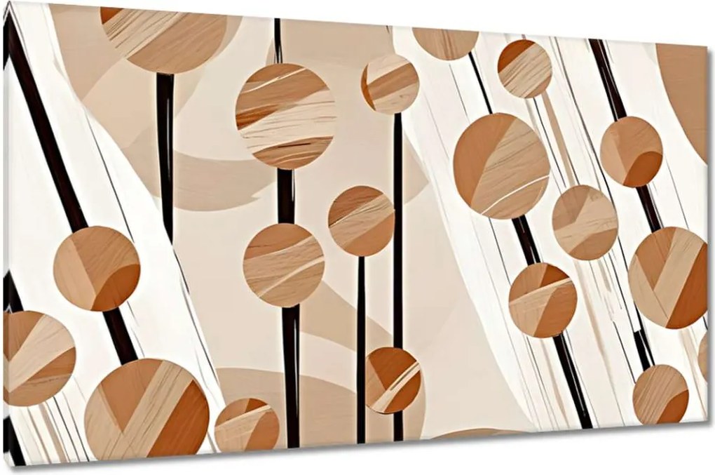 Vászonkép 120x70 Bézs az oszlopokon