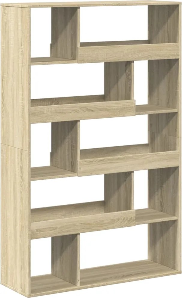 vidaXL sonoma tölgy színű szerelt fa térelválasztó 100 x 33 x 156,5 cm