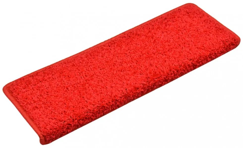 10 db piros lépcsőszőnyeg 65 x 21 x 4 cm