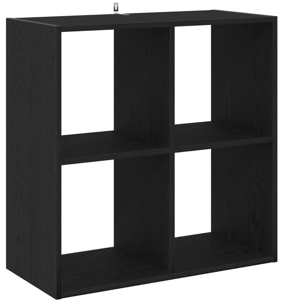 Könyvespolc Fekete Tölgy 68,5x32x68,5 cm Mérnöki Fa