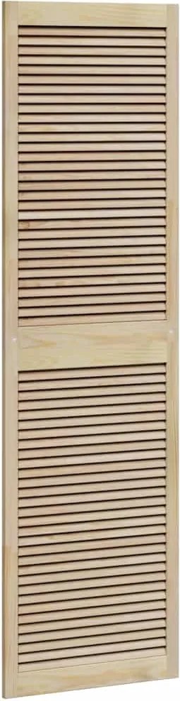 vidaXL Széfajtó ajtóval Természetes 201 x 2,1 x 59,5 cm Tömör fenyőfa