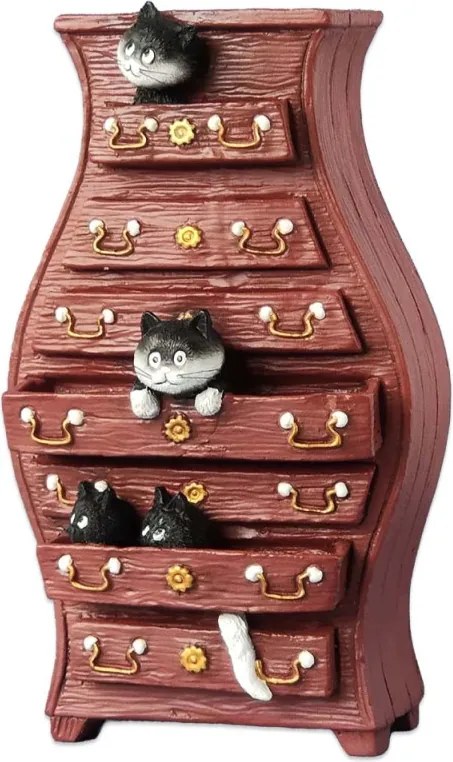 Parastone Figura Dubouta macskák Macskák A Komódban