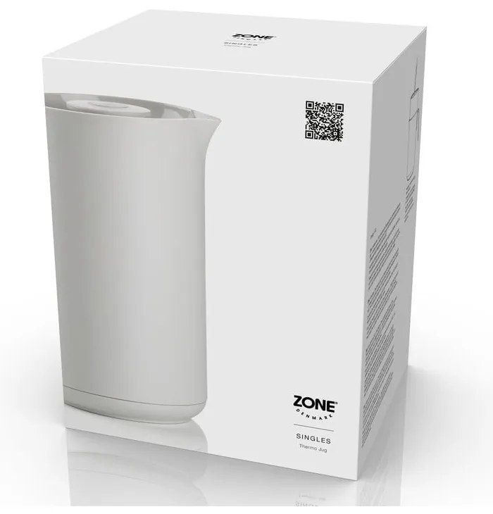 Világosszürke termosz 1 l Singles – Zone
