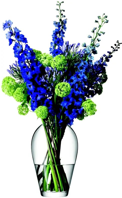 LSA International LSA Flower Bouquet üvegváza, 35cm, áttetsző, kézzel készített