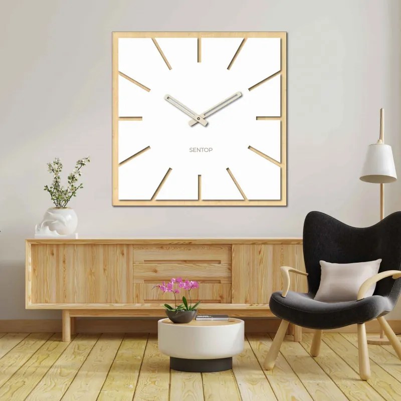 HDF JUHAR fából készült falióra - 50 x 50 cm-ig | HDFK022