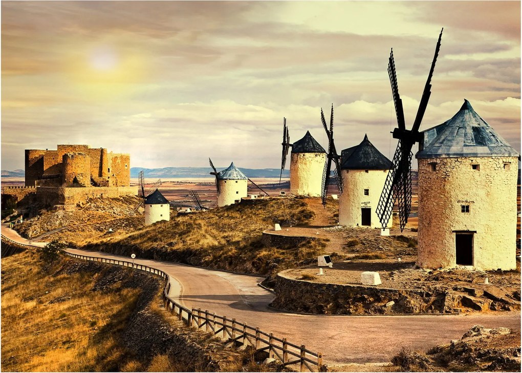 Kép - Szélmalmok (70x50 cm)