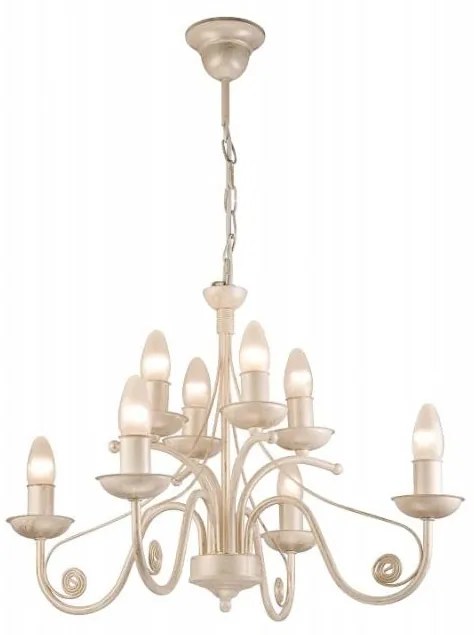 Csillár láncon DONATO 8xE14/40W/230V