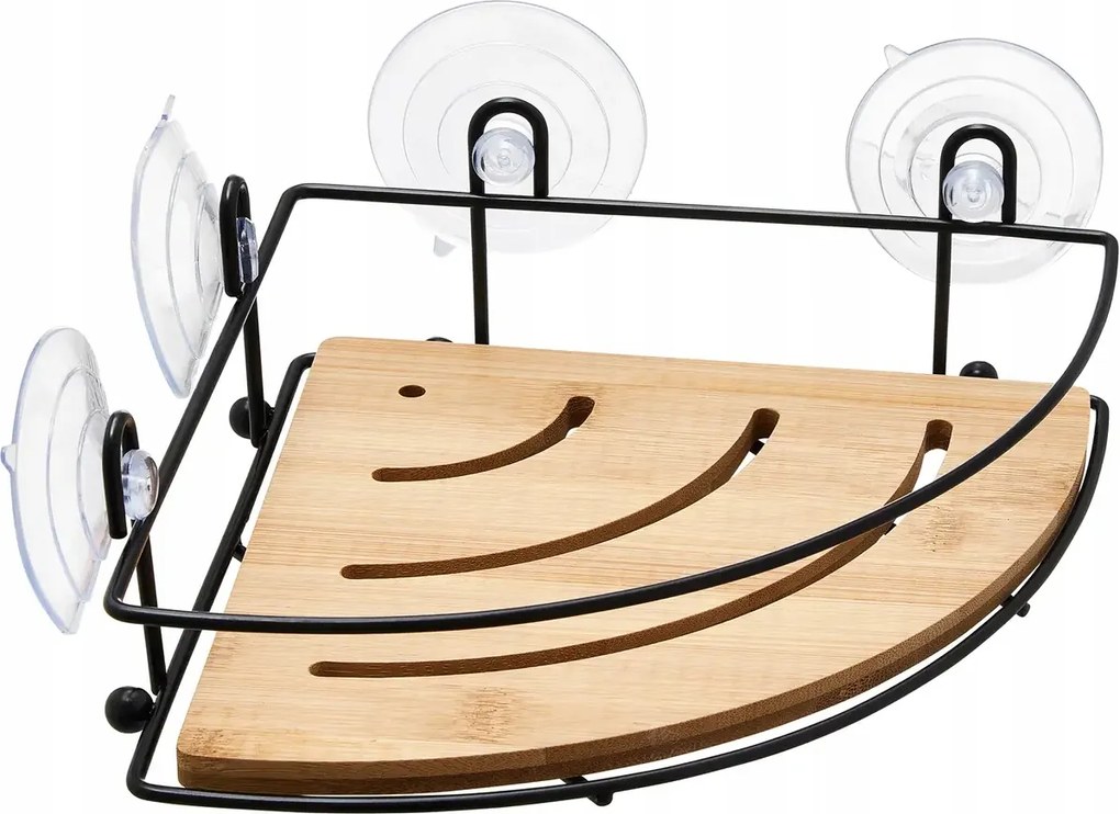 Fürdőszobai Sarokpolc Tapadókorongokkal 19,5X19,5X6,5 CM Scandic Jotta