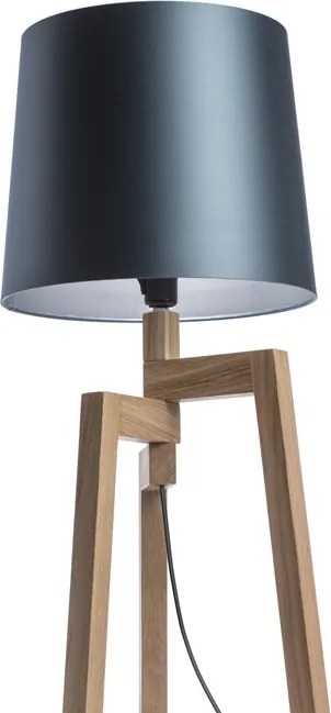 RENDL CONNY 35/30 állólámpa búra Monaco petróleumkék/ezüst PVC max. 23W