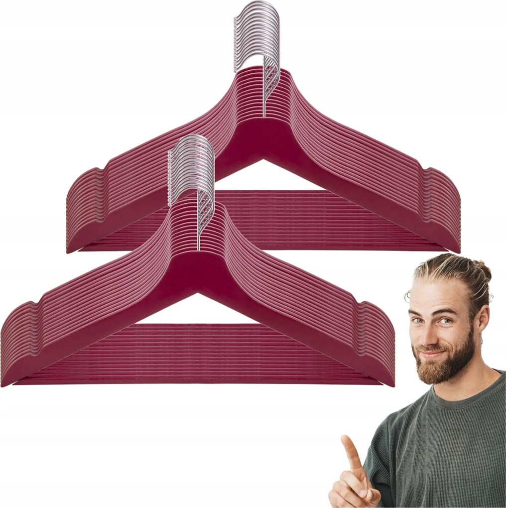 Ruhaakasztók Ruházat Fa Szett x30 Előszoba Szekrények