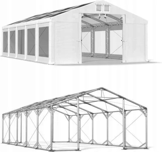 Kiállítási sátor 6x10m Kerti pavilon Das 580 Pp