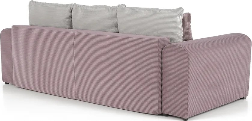 Extra tágas kanapé, lila, őreg rózsaszín, bézs színű, GILEN BIG SOFA
