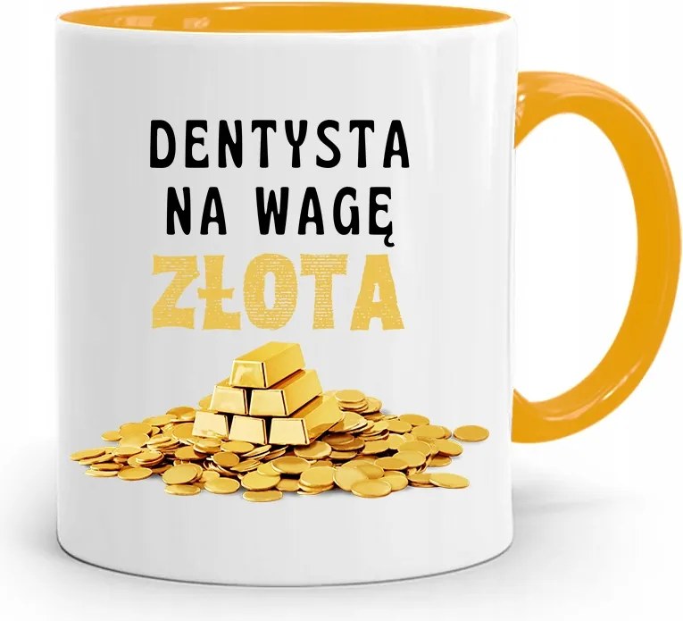 Sárga Fogorvos Ajándék Bögre Ez A Darázs fényképes nyomattal