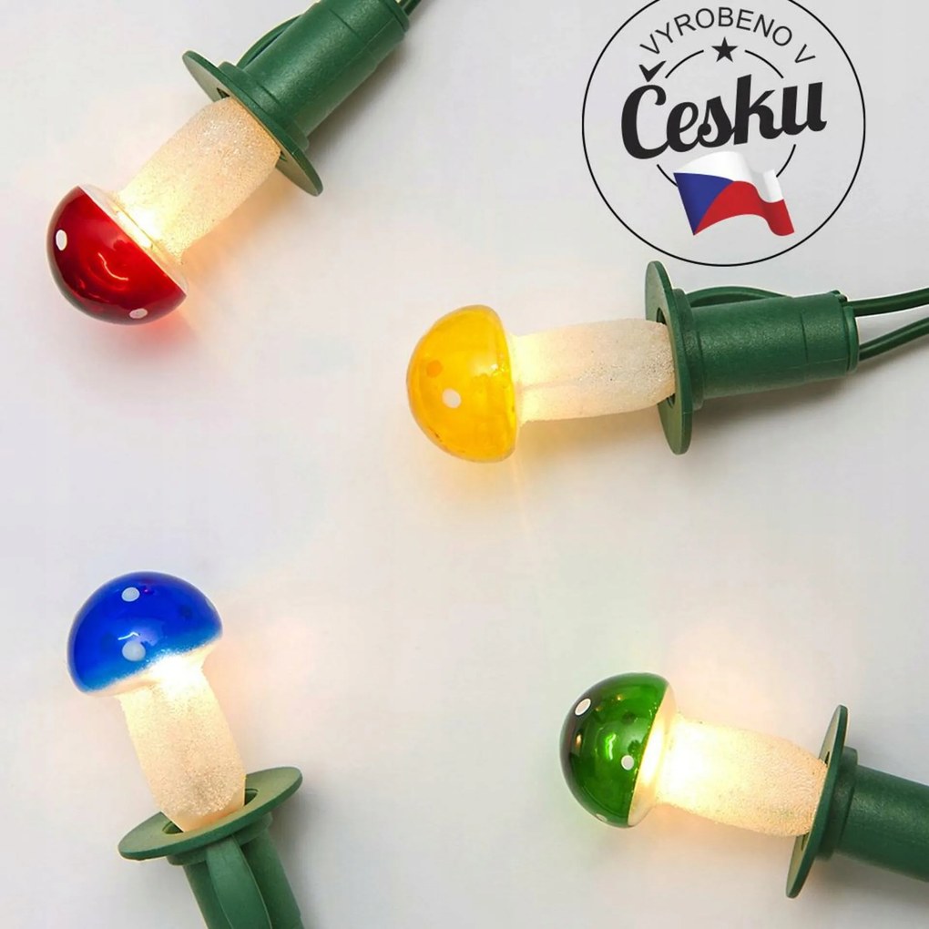 Exihand Toadstool színes TV-12 készlet, 12 izzó 20V/0.1A