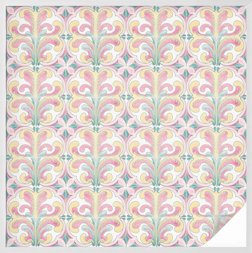 Szélvédőfólia Ablak Adatvédelem Virágos szimmetria 100x100