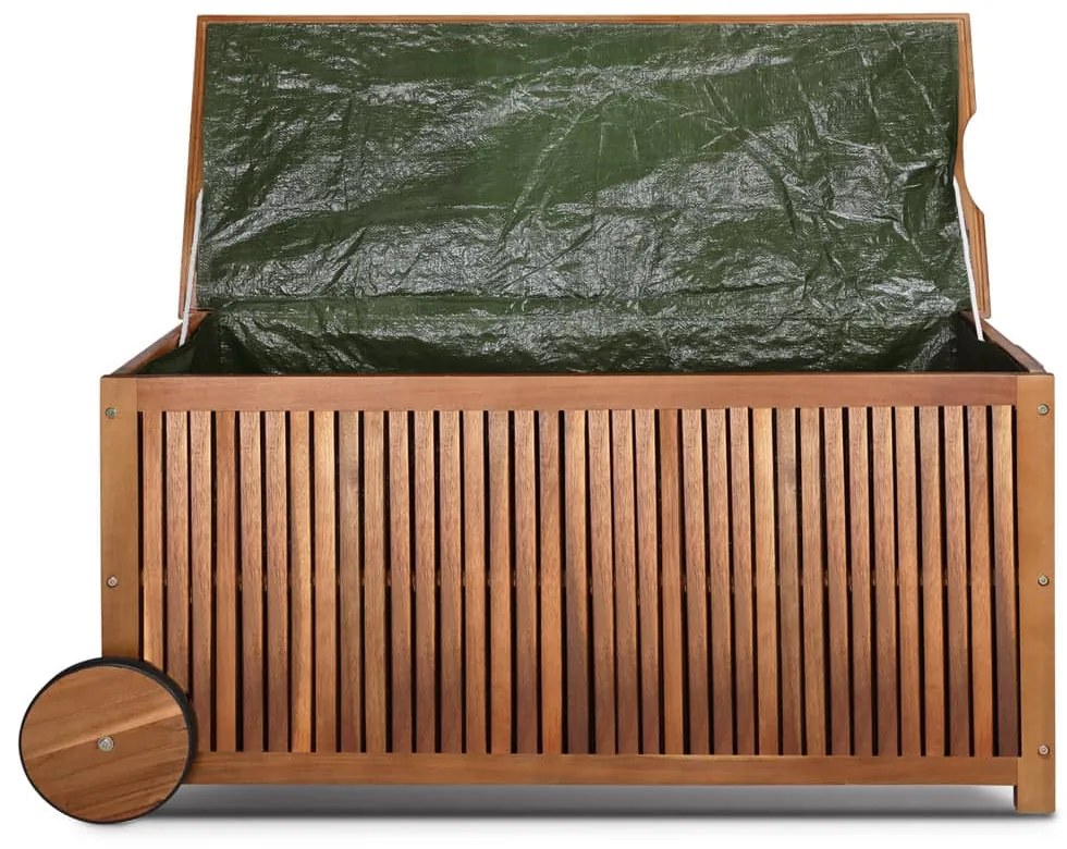 Deuba Fa tárolódoboz 350 l - akác