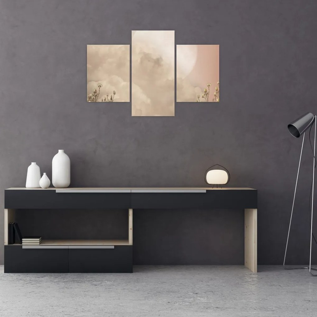 Kép - Rózsaszín telihold (90x60 cm)