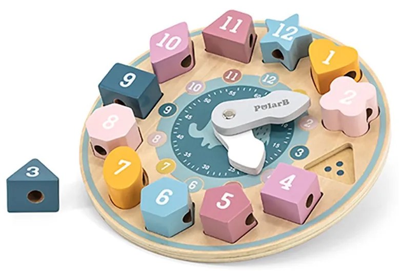 Fa óra Viga kirakós játék