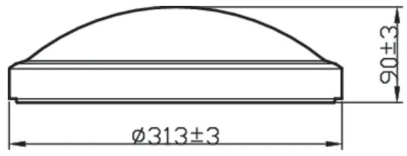 Philips - LED Fürdőszobai mennyezeti lámpa BALANCE LED/17W/230V IP44