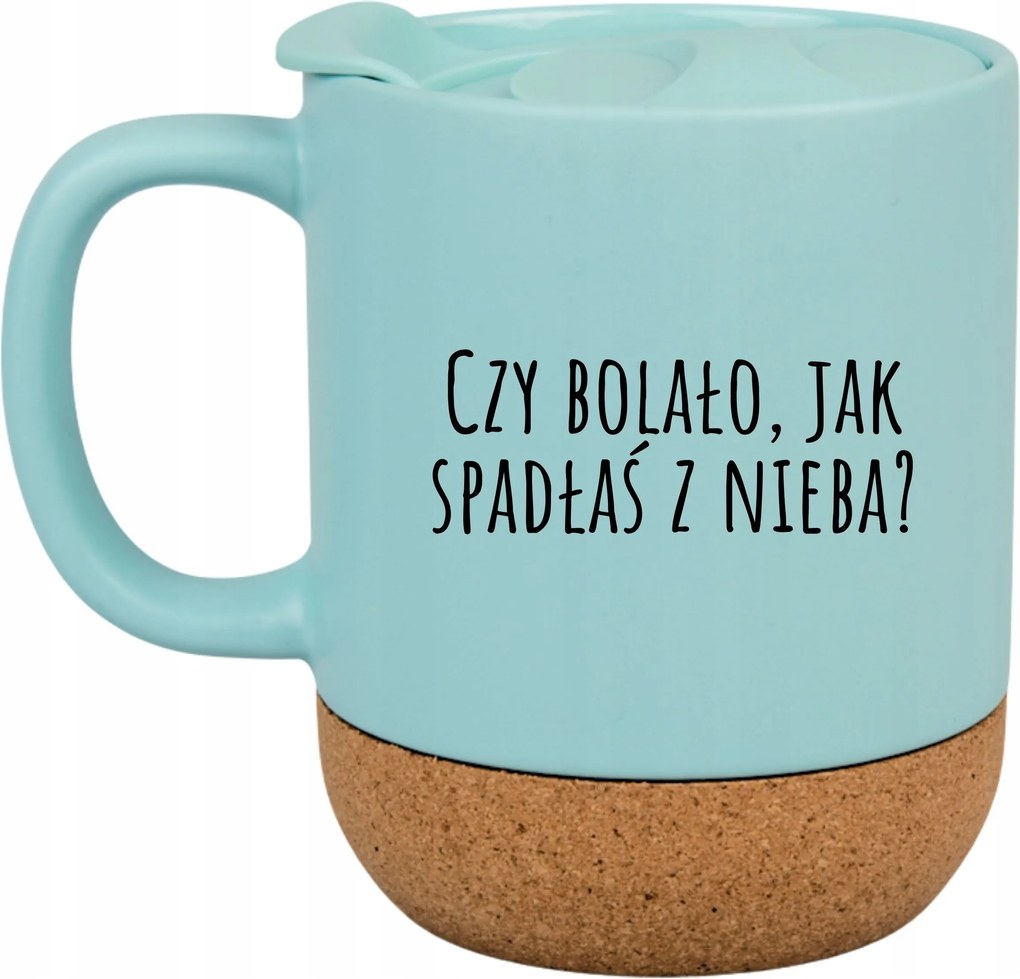 Kék Bögre Vicces Ajándék Anyák Napja, Fájt, Amikor Leestél Az Égből