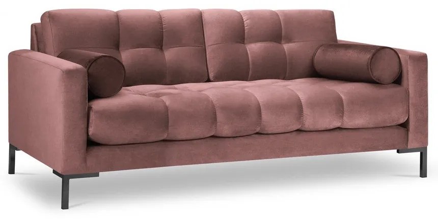 Bali rózsaszín bársony kanapé - Cosmopolitan Design