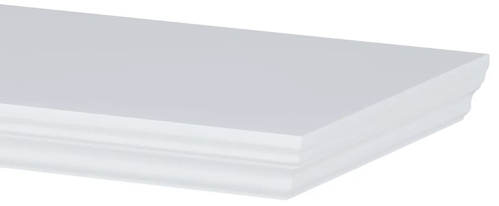 P-025 falipolc, fehér matt, 80 cm