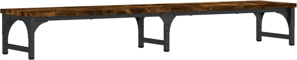 vidaXL füstös tölgy színű szerelt fa monitorállvány 105 x 23 x 15,5 cm
