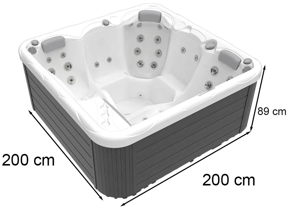 Pluto Spa medence Ice white