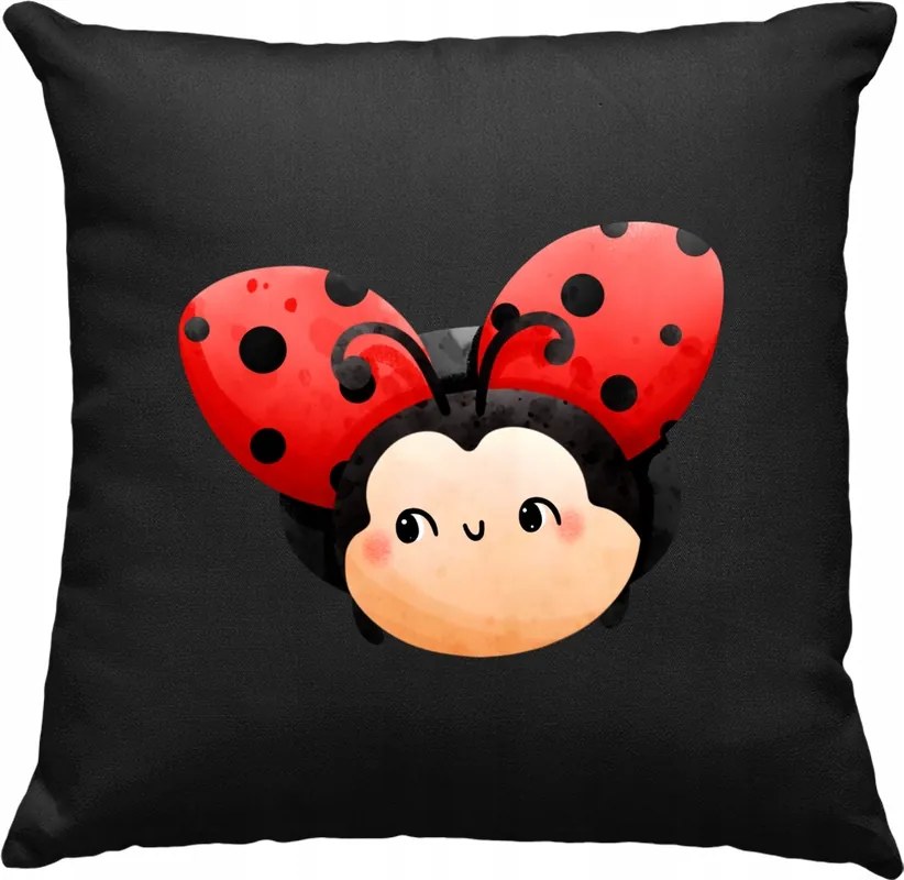 Katicabogár párna Kedves Gyerek 1 Fekete