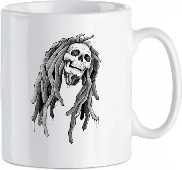 Marley nyomott mintás bögre Koponya Kerámia 330 ml