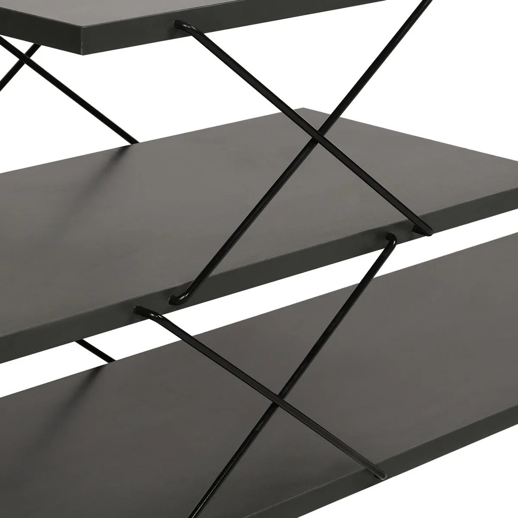 TV asztal Zigzag antracit