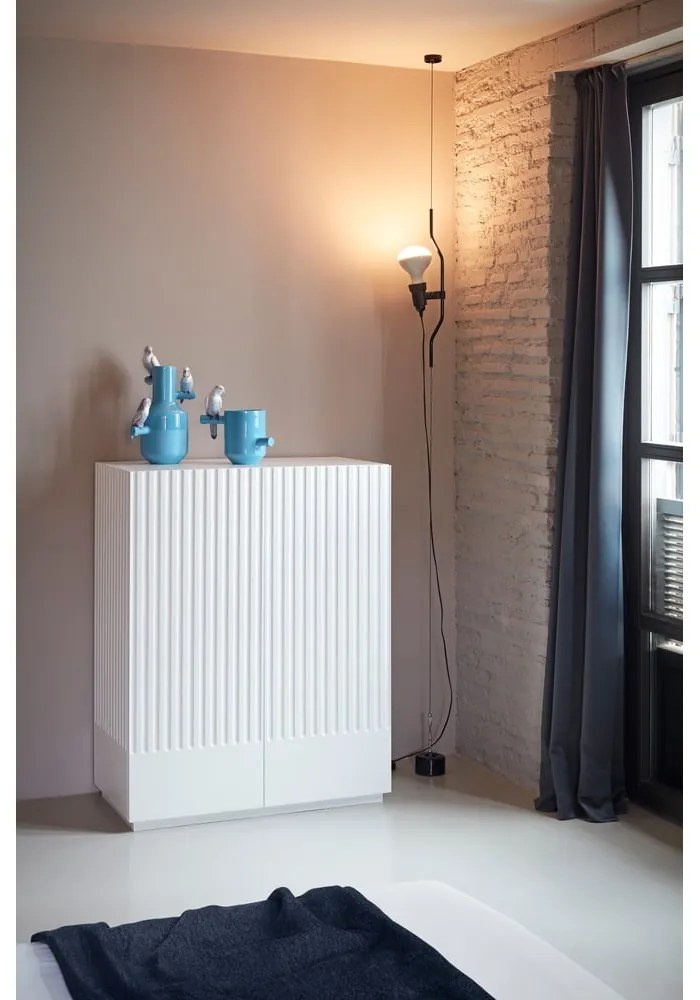 Doric fekete tálalószekrény, szélesség 150 cm - Teulat