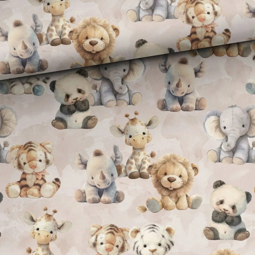 Függöny anyaga Plüss világ