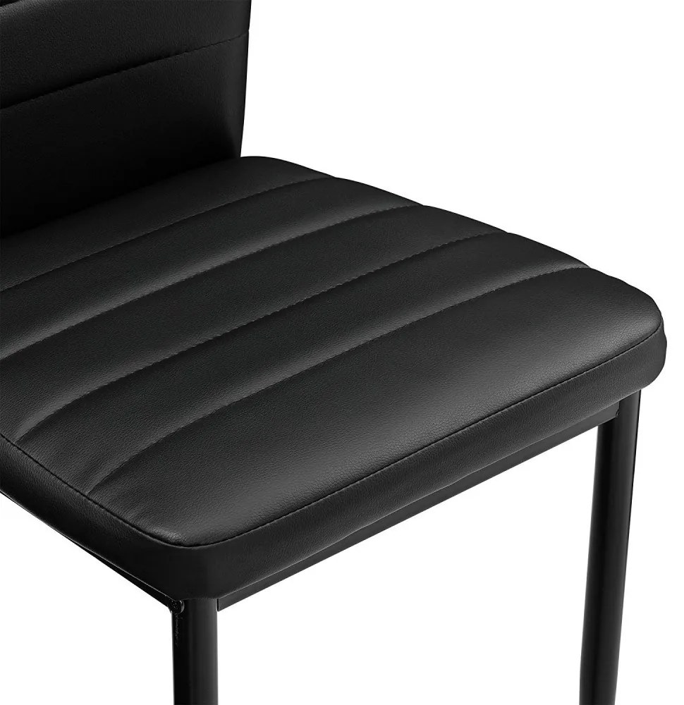 Coleta Nova II NEW étkezőszék Fekete 4 db N